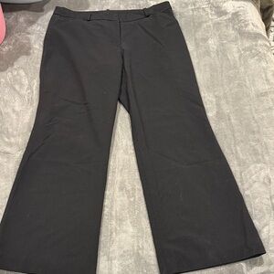 Elegant Black Wide-Leg Dress Pants